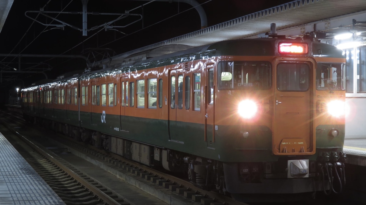 JR西】115系D-26編成「湘南色」によるマリンライナー代走 |2nd-train