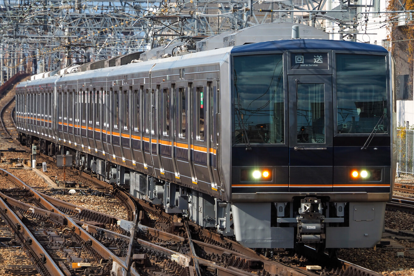 【JR西】北方貨物線の保安列車に検査明け207系Z20編成が使用されるの拡大写真