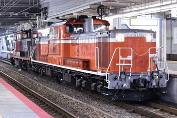 【嵯峨野】DE10-1104後藤総合車両所本所へ配給輸送