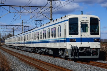 【東武】8000系8158F南栗橋工場出場試運転