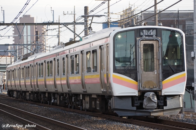 【JR東】E129系B5編成大宮総合車両センター出場回送を不明で撮影した写真