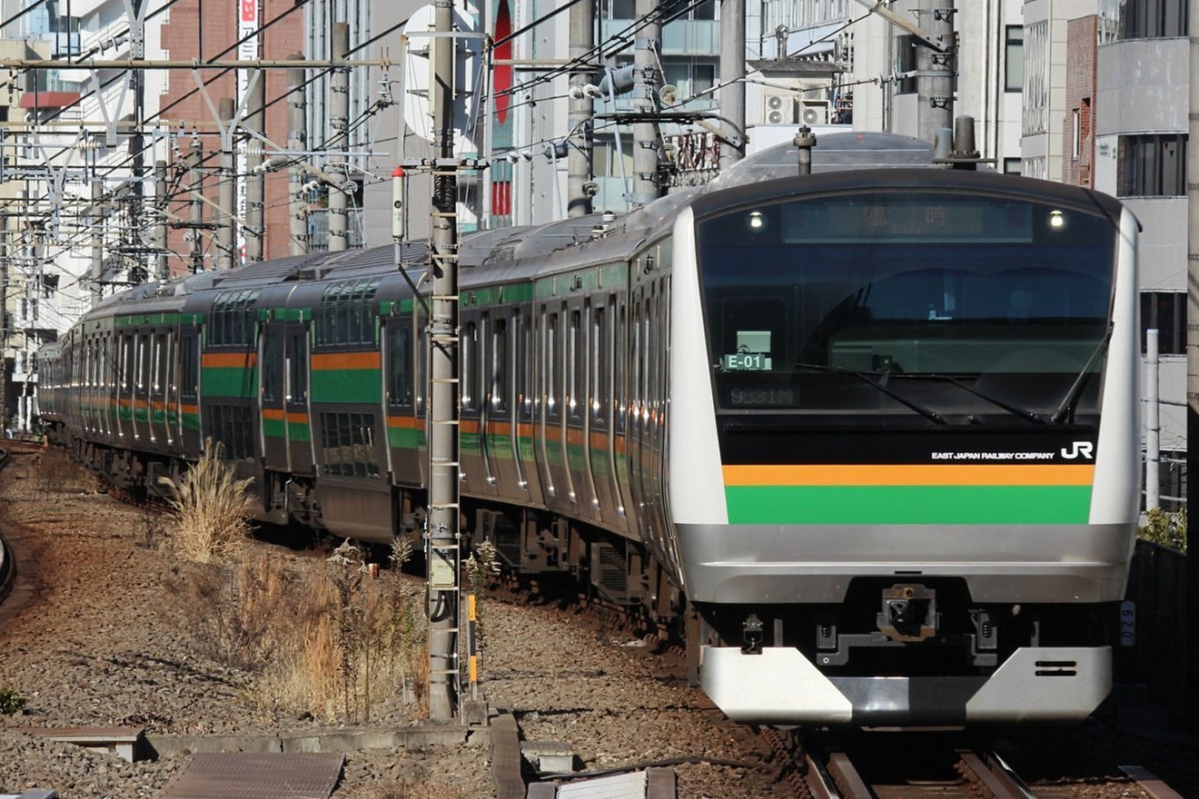 【JR東】山手線渋谷駅のホーム切り替え工事に伴い湘南新宿ラインの臨時列車運転の拡大写真