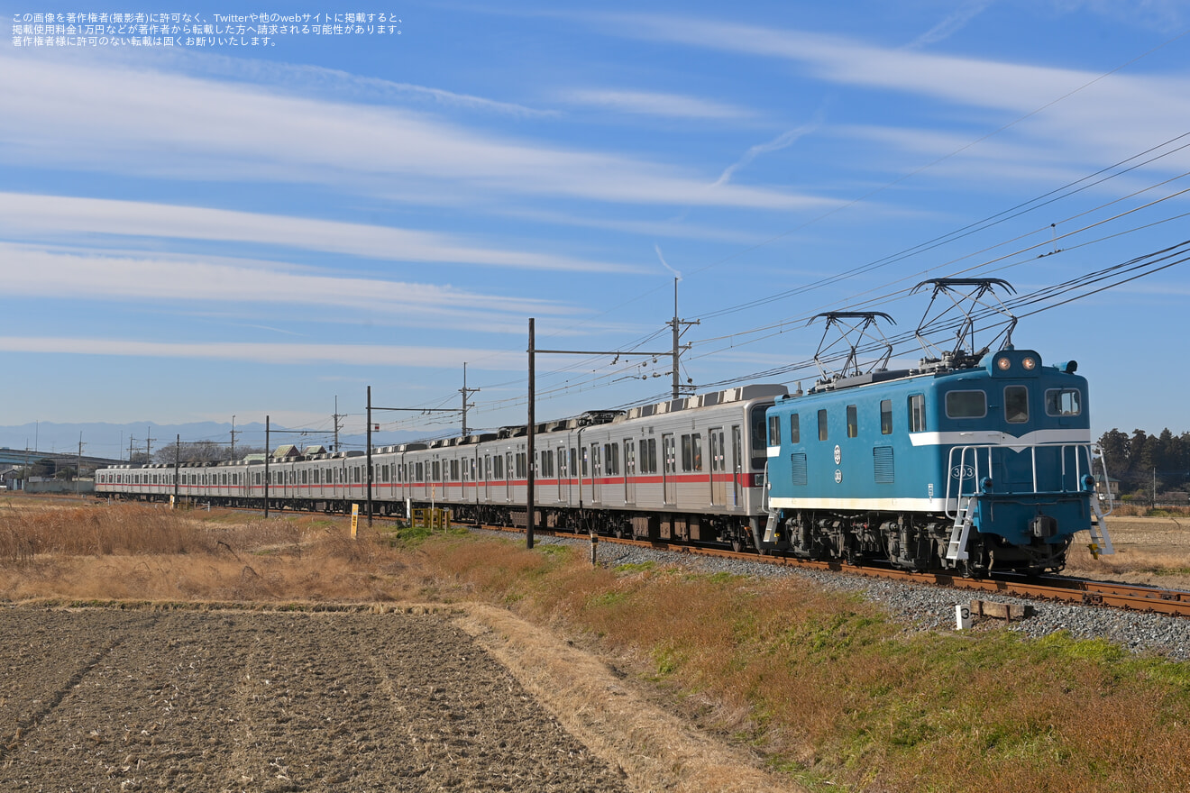 【東武】10030型11637F+11442F南栗橋工場入場回送の拡大写真