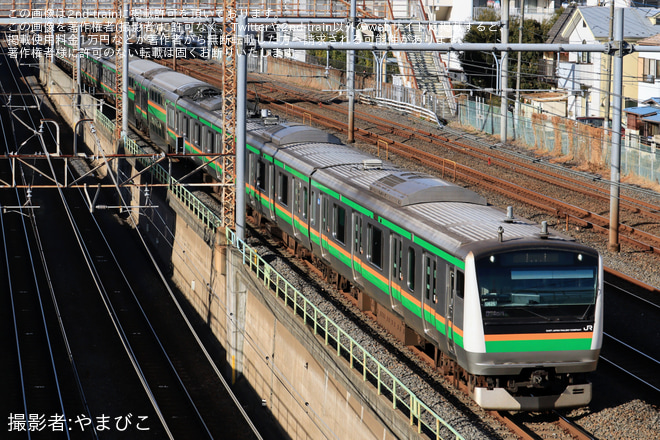 【JR東】E233系ヤマU625編成東京総合車両センター入場回送