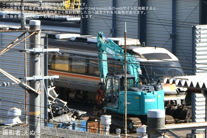 【JR海】キハ85系が西浜松で解体中