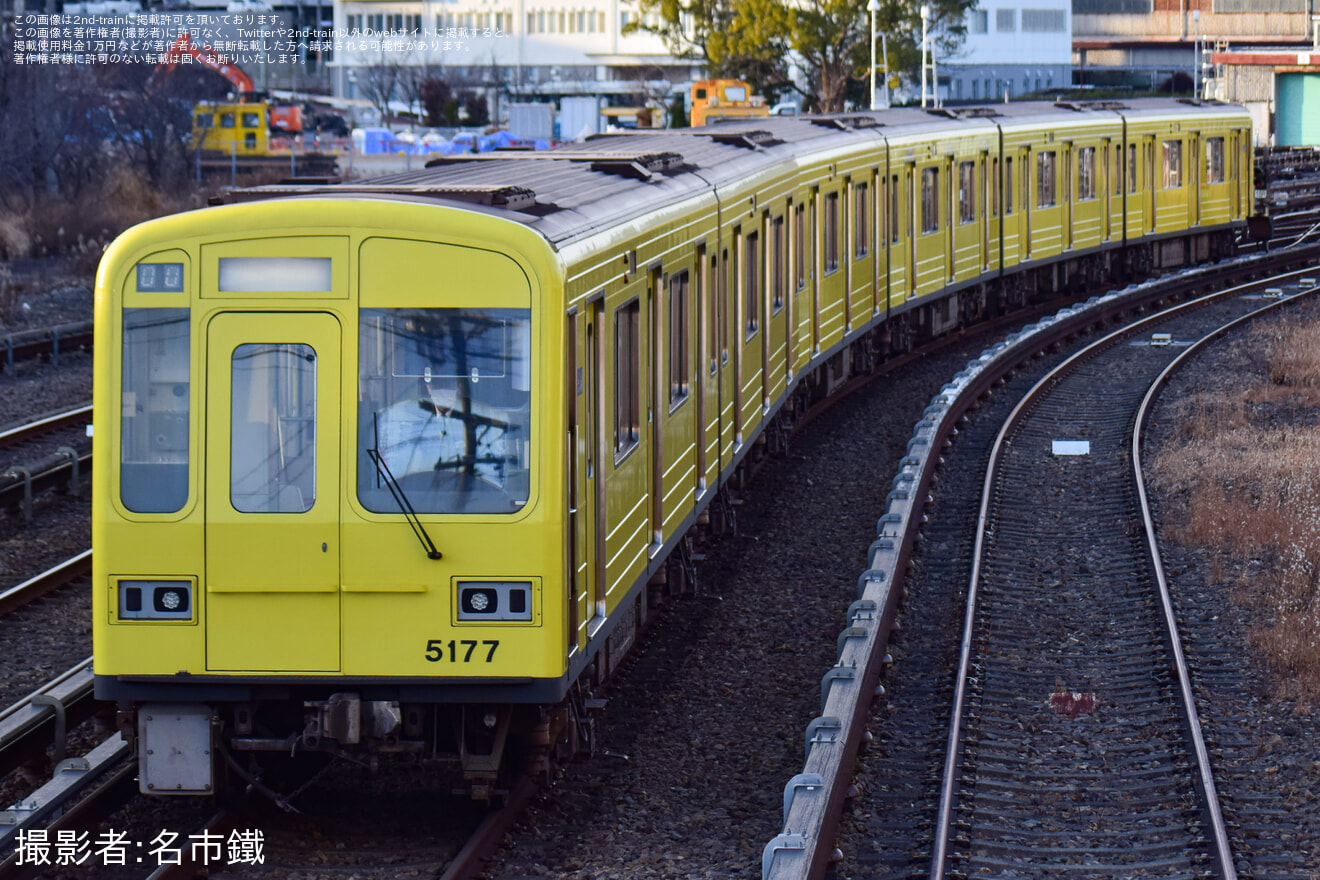 【名市交】5050形5177H「黄電メモリアルトレイン」運行終了の拡大写真