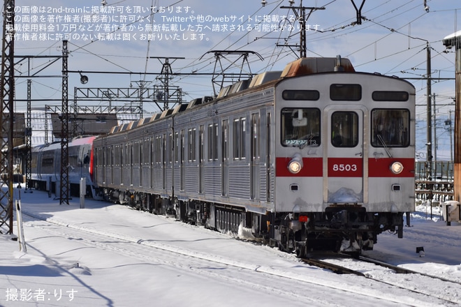 【長電】2100系E1編成による救援列車が2回運転