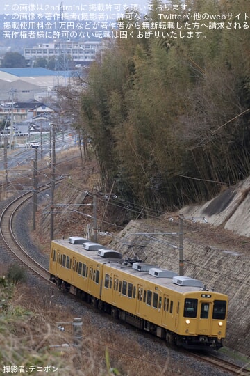 【JR西】105系F-10編成下関総合車両所出場回送(202301)