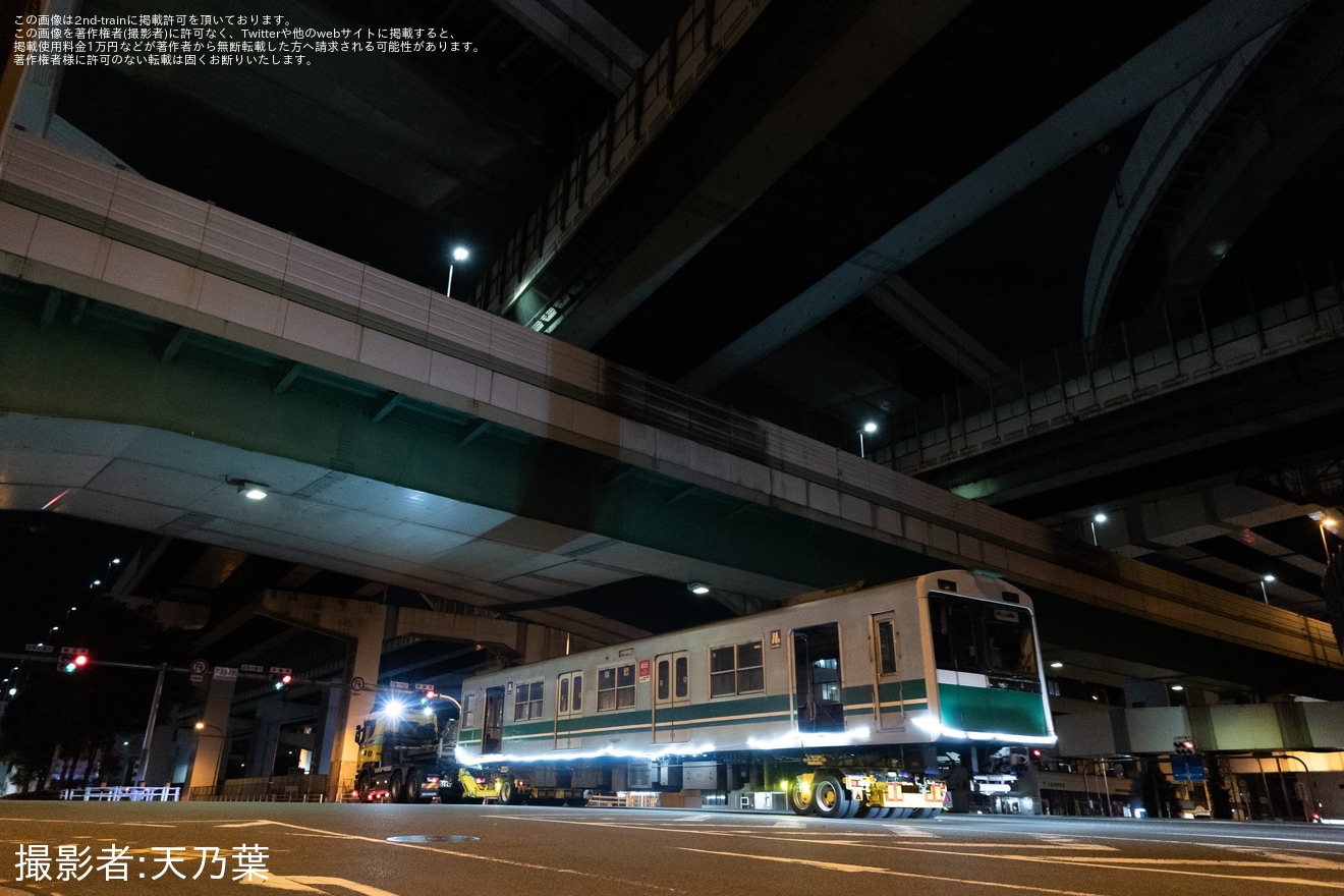 【大阪メトロ】20系2636F廃車陸送の拡大写真