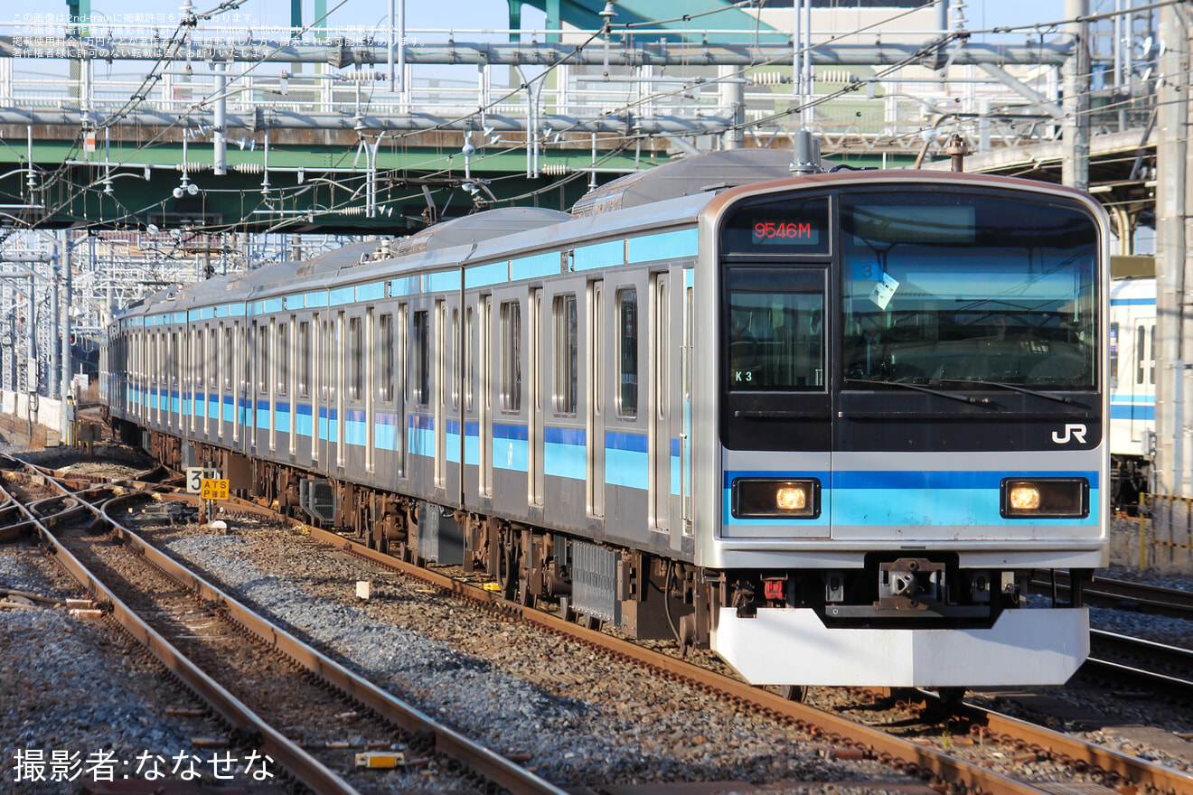 【JR東】E231系800番台ミツK3編成東大宮(操)から回送の拡大写真