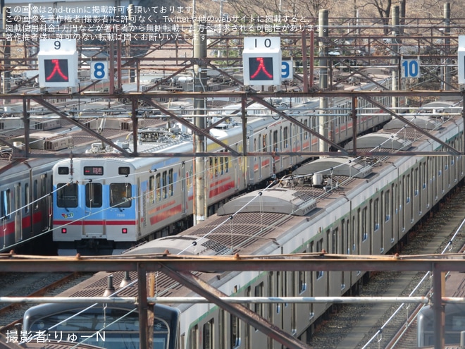 【東急】3000系3002Fが8両編成化を不明で撮影した写真