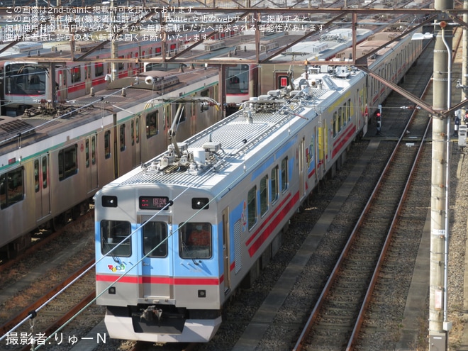 【東急】3000系3002Fが8両編成化を不明で撮影した写真