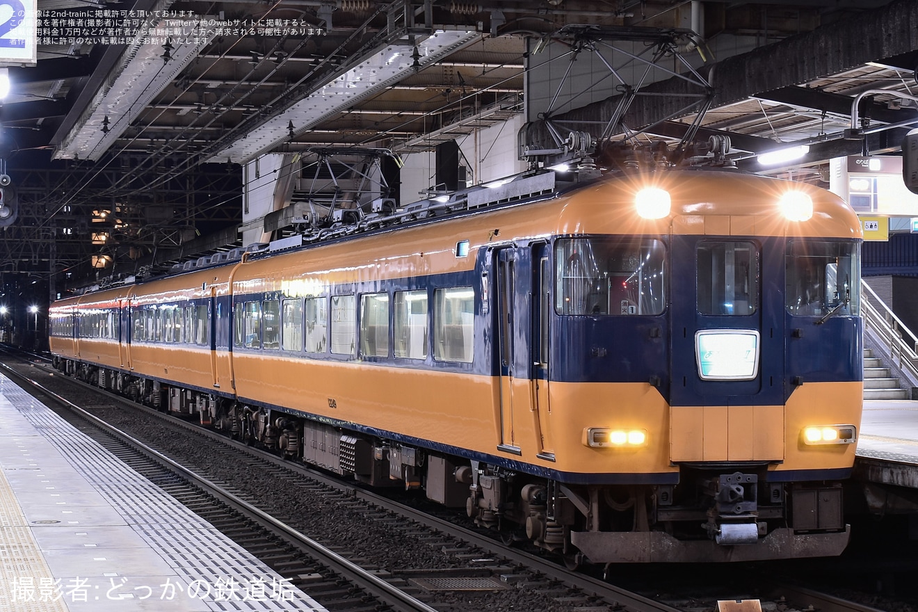 【近鉄】12200系NS49高安検車区へ回送の拡大写真