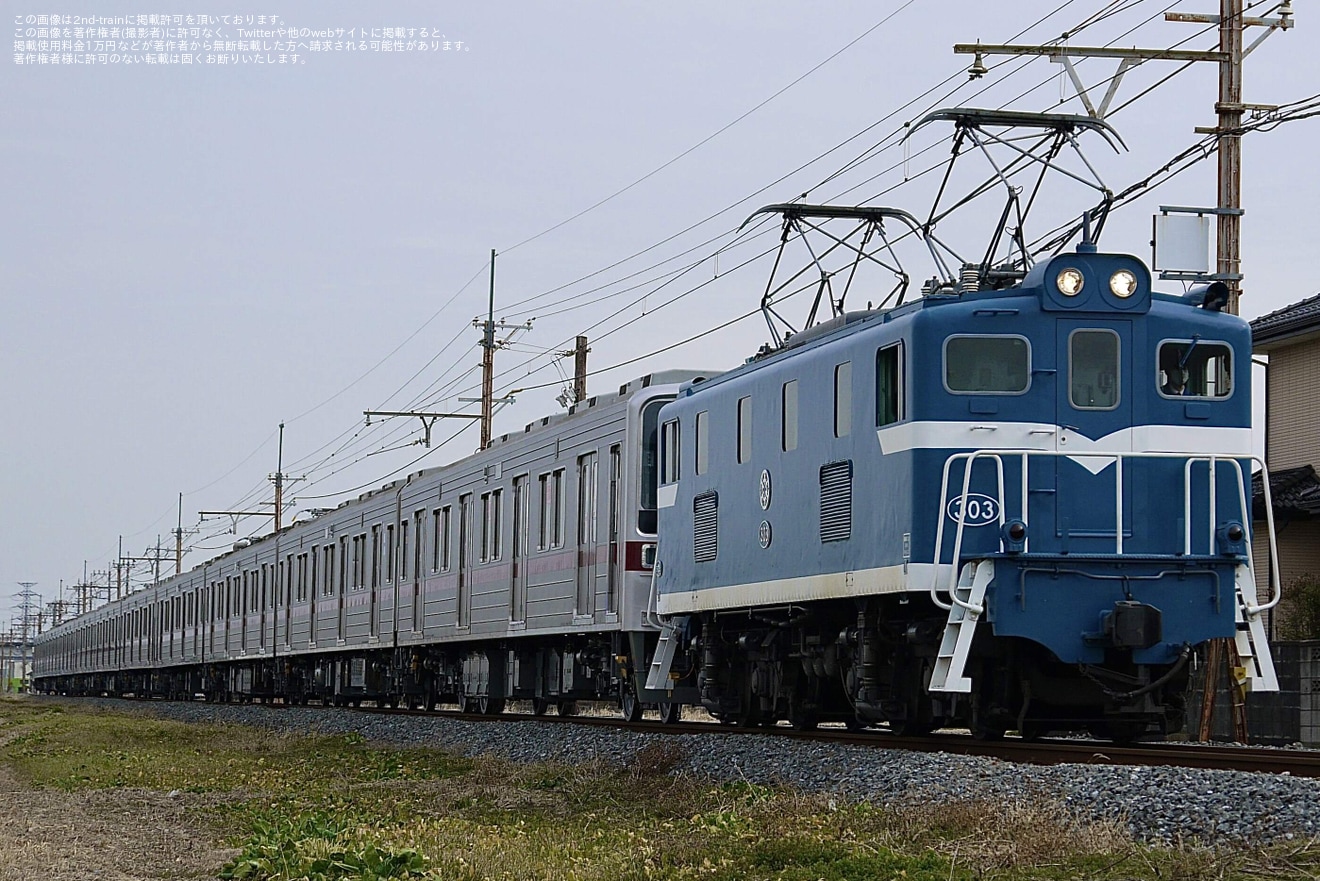 【東武】10030型11637F+11442F 南栗橋工場出場回送の拡大写真