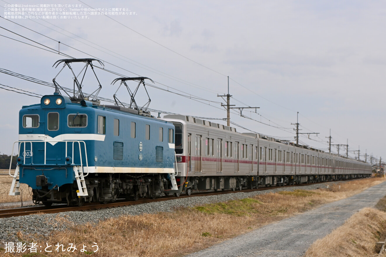 【東武】10030型11637F+11442F 南栗橋工場出場回送の拡大写真