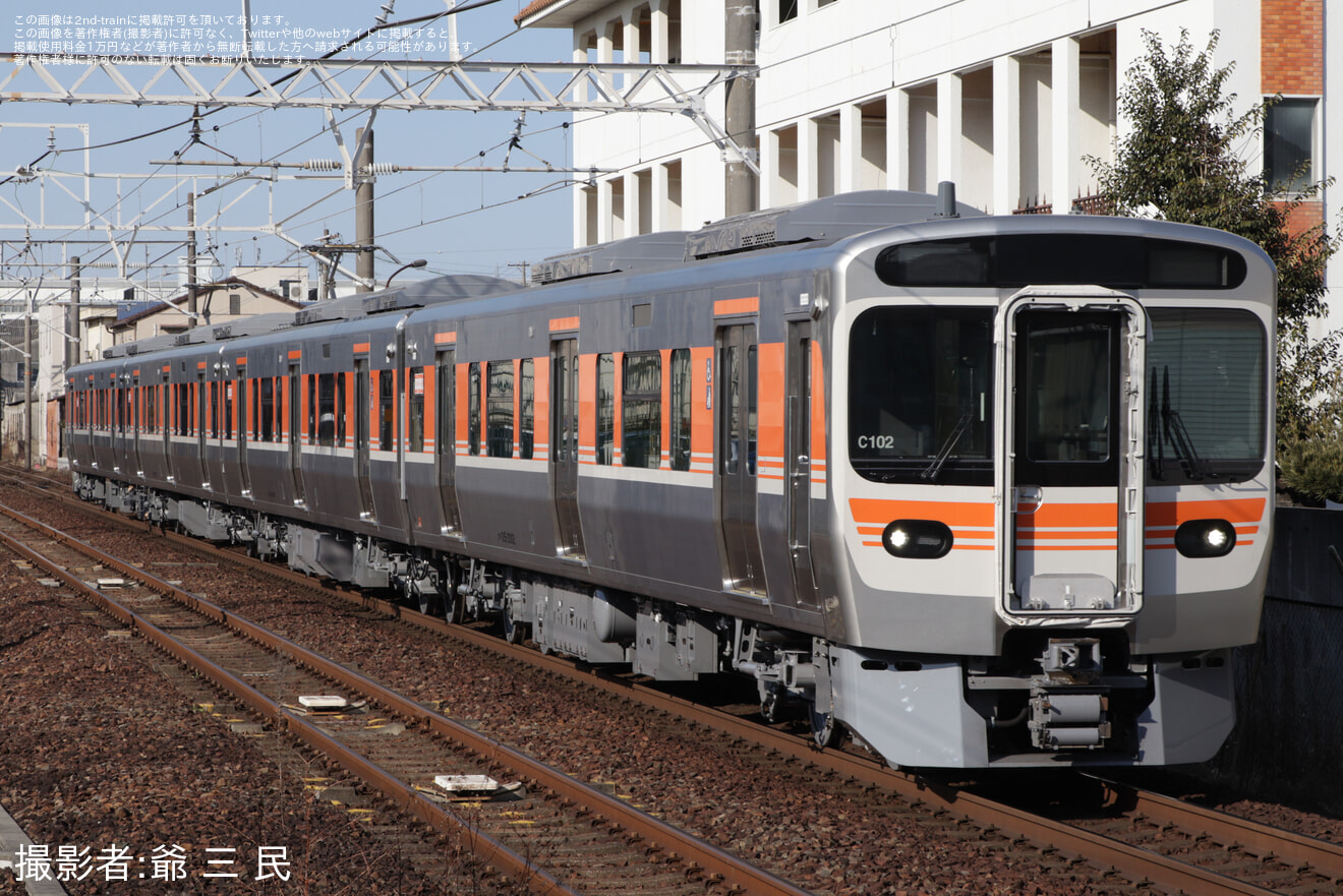 【JR海】315系3000番台C102編成が静岡地区への拡大写真
