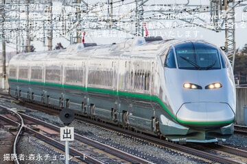 【JR東】E3系L65編成新幹線総合車両センター出場北上試運転