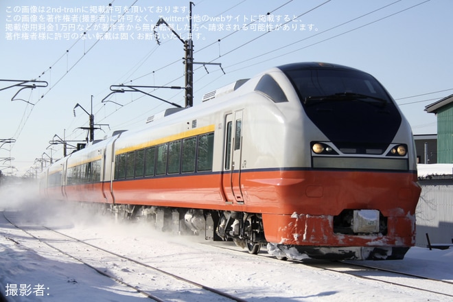 【JR東】E751系A101編成が弘前まで団体臨時列車として運転