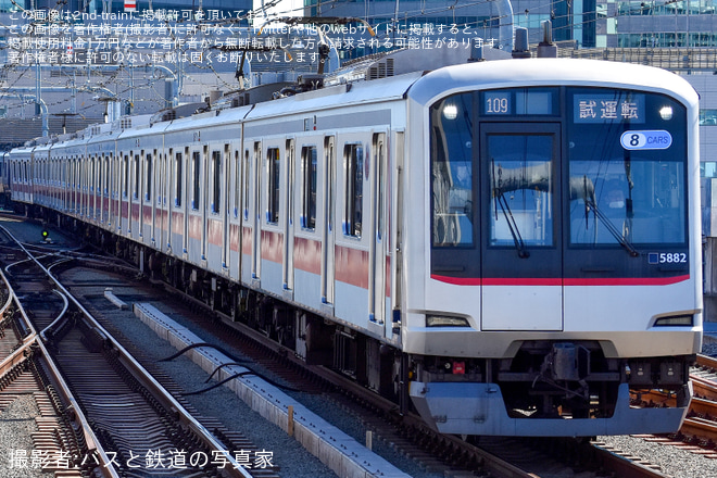 【東急】5080系5182編成相鉄線で乗務員訓練・TASC調整試運転を行うを星川駅で撮影した写真