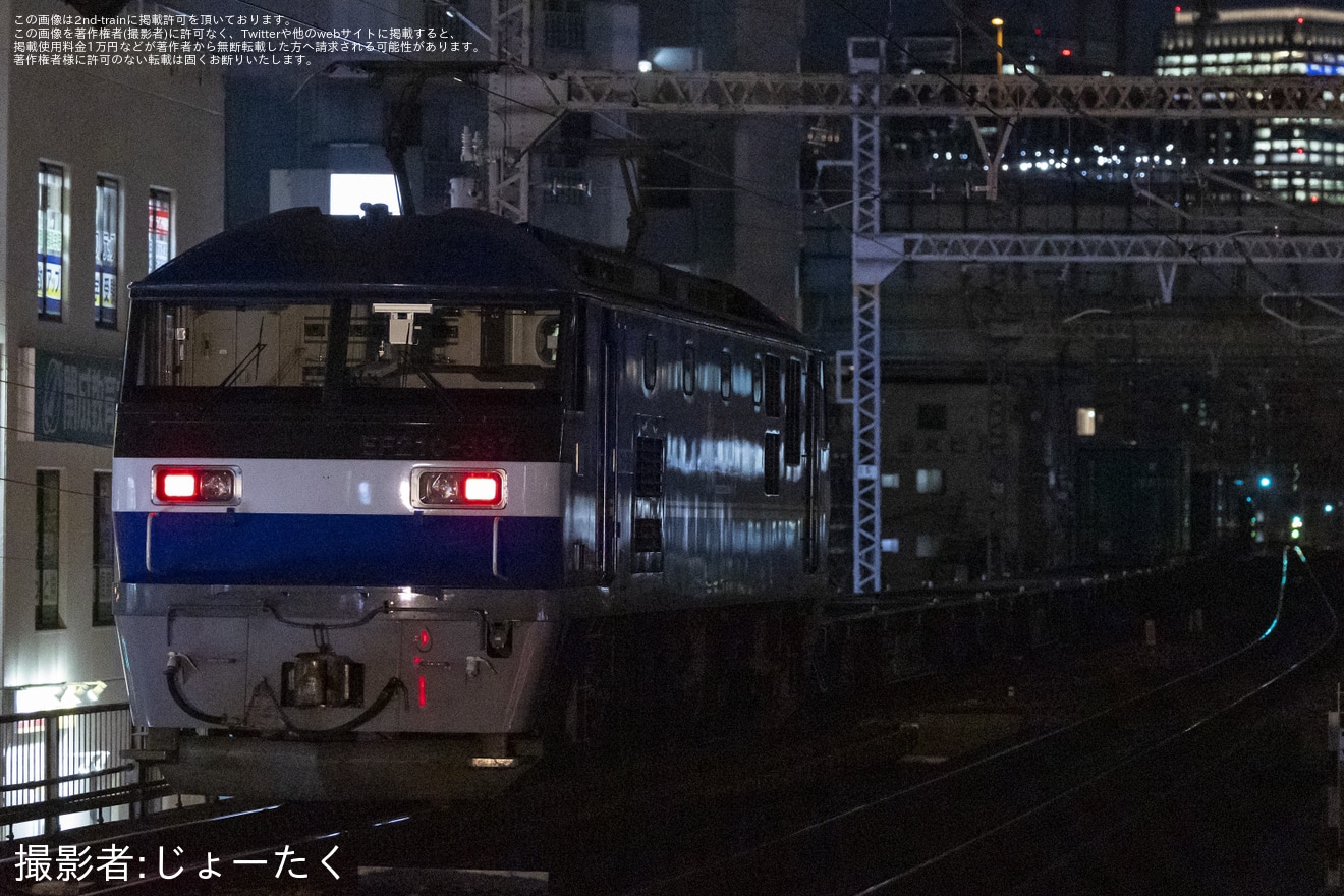 【JR貨】梅田貨物線地下化に伴う後補機連結開始の拡大写真
