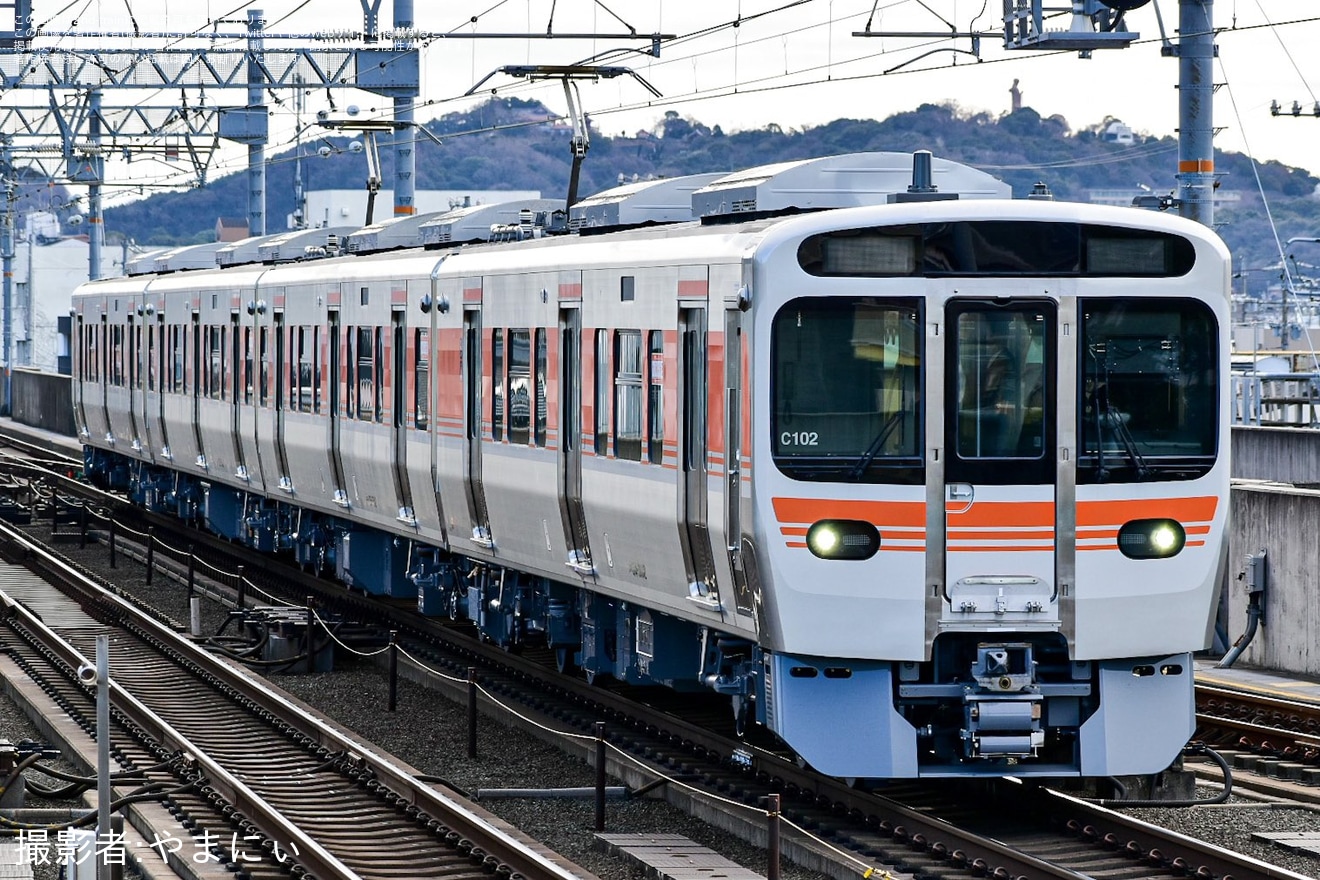 【JR海】315系C102編成が静岡地区から返却回送の拡大写真