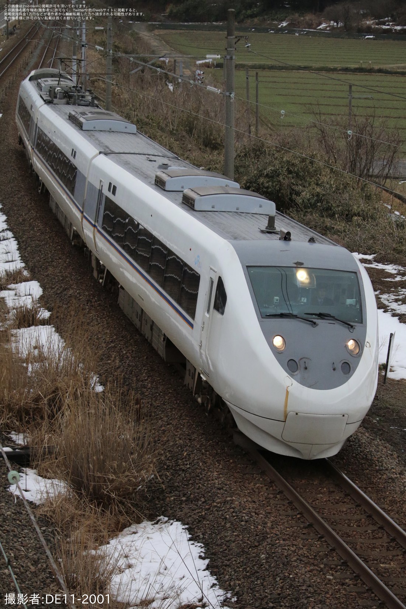 【JR西】681系N11編成吹田総合車両所入場回送の拡大写真