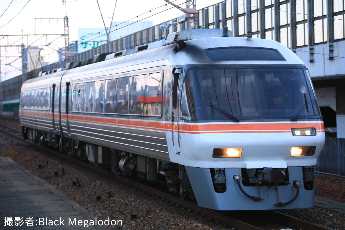 【JR海】キハ85系2両が京都鉄道博物館展示に伴う送り込みの拡大写真