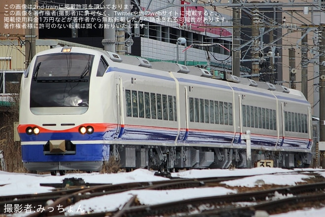 【JR東】E653系H-201編成本線試運転を不明で撮影した写真