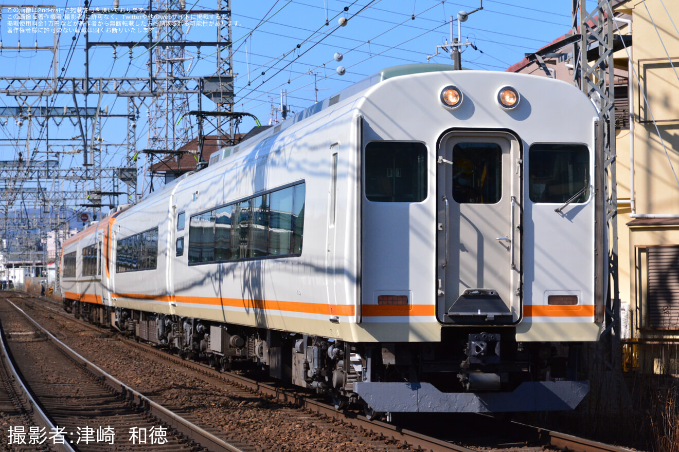 【近鉄】21000系UB02五位堂検修車庫出場試運転の拡大写真