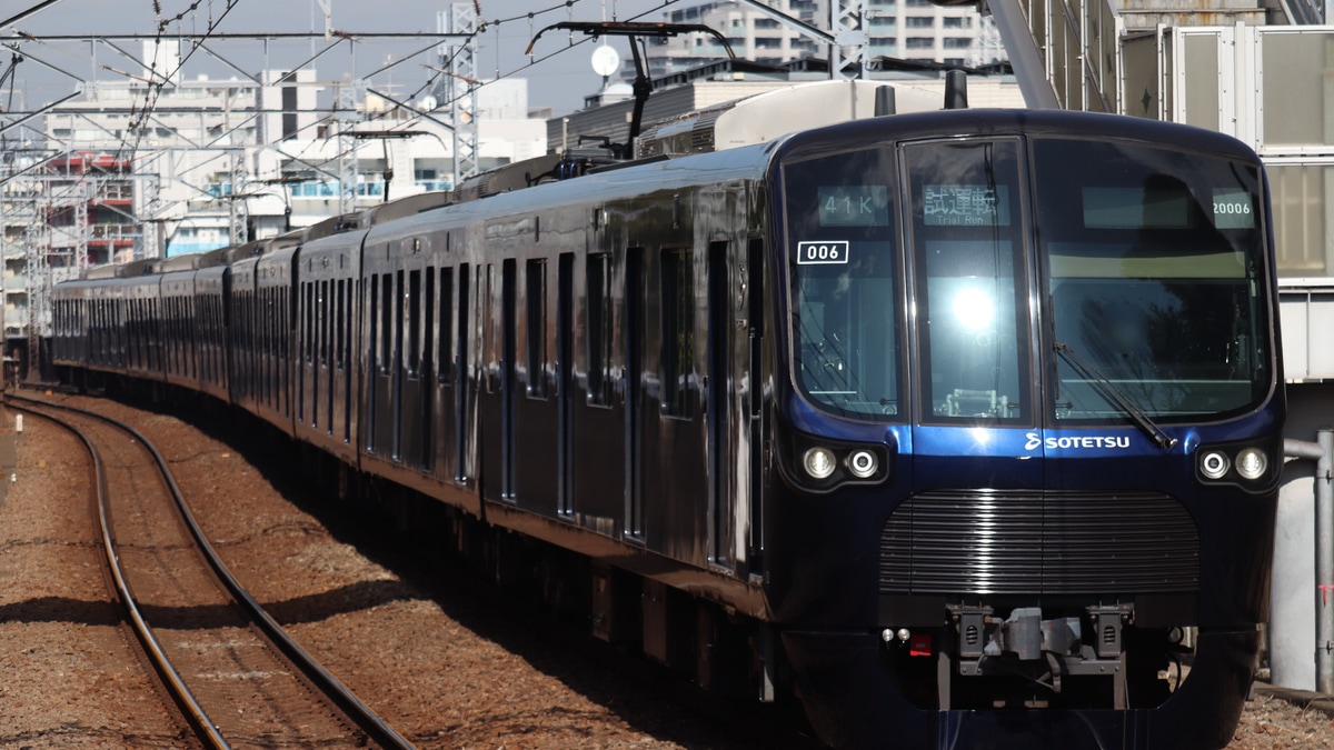 相鉄】20000系20106×10(20106F)がみなとみらい線へ |2nd-train