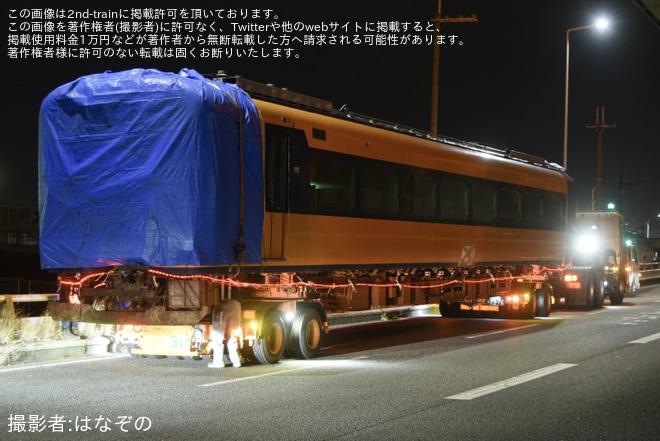 【近鉄】12200系 N53廃車陸送を不明で撮影した写真