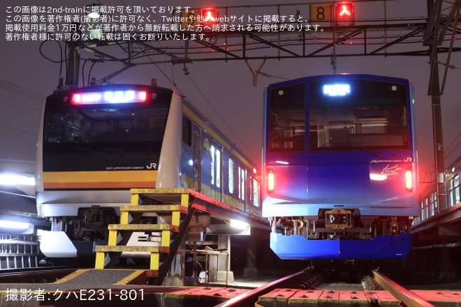 【JR東】「秘密の夜の車両センター撮影会!in鎌倉車両センター中原支所」開催!を鎌倉車両センター中原支所で撮影した写真