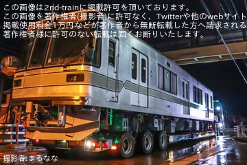【北鉄】03系134-834Fが金沢総合車両所松任本所から陸送