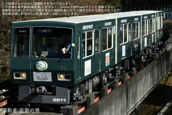【西武】8500系V2編成武蔵丘車両検修場出場試運転を不明で撮影した写真
