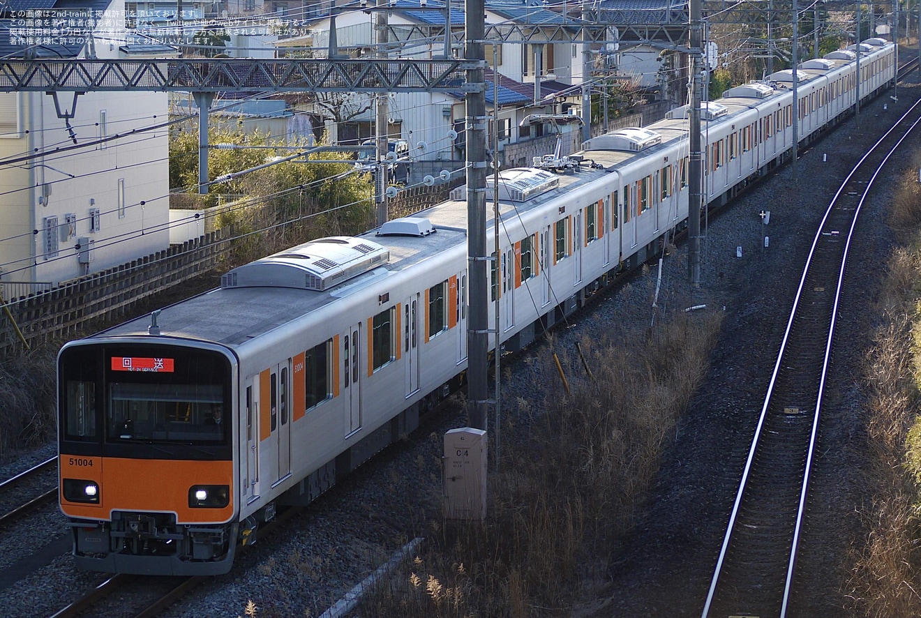 【東武】50000系51004F 南栗橋工場出場回送の拡大写真