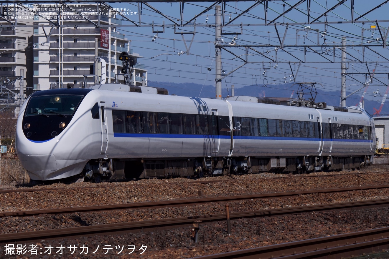 【JR西】681系T11編成吹田総合車両所出場試運転の拡大写真