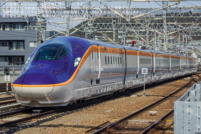 【JR東】山形新幹線の新型車両E8系G1編成日中に本線試運転