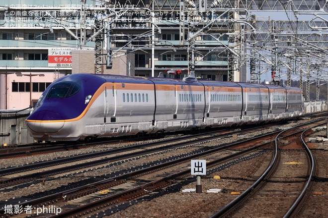 【jr東】山形新幹線の新型車両e8系g1編成日中に本線試運転 2nd Train鉄道ニュース 