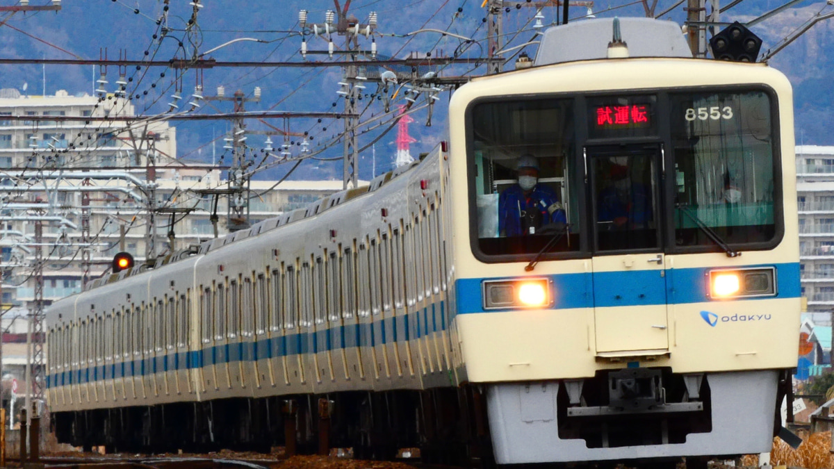 小田急】8000形8053F+8253F(8053×4+8253×6)小田急小田原線で