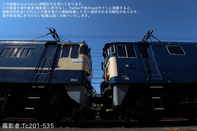 【JR東】「EF64-1001＆EF65-501撮影会イベント」開催を高崎駅で撮影した写真