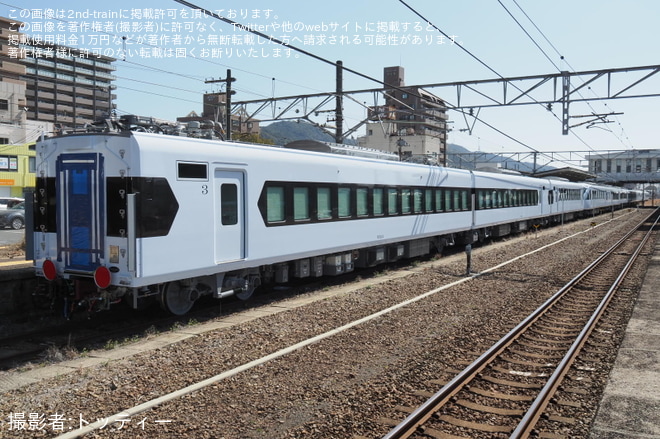 【東武】N100系「スペーシアX」甲種輸送を不明で撮影した写真