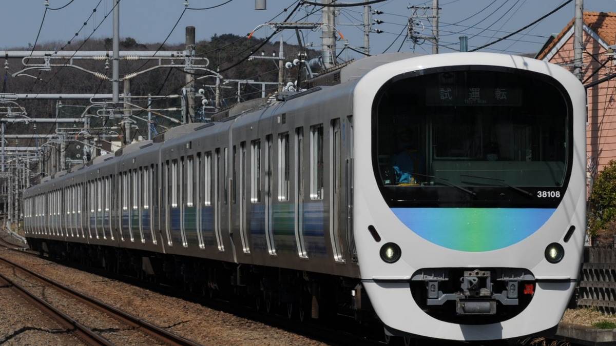 西武】30000系38108F 武蔵丘車両検修場出場試運転 |2nd-train