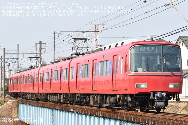 【名鉄】6500系6522F　三河線運用開始を高浜港～北新川間で撮影した写真