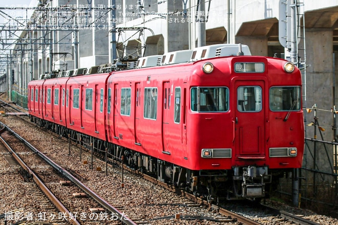 【名鉄】6000系6002F舞木検査場入場回送を知立駅で撮影した写真