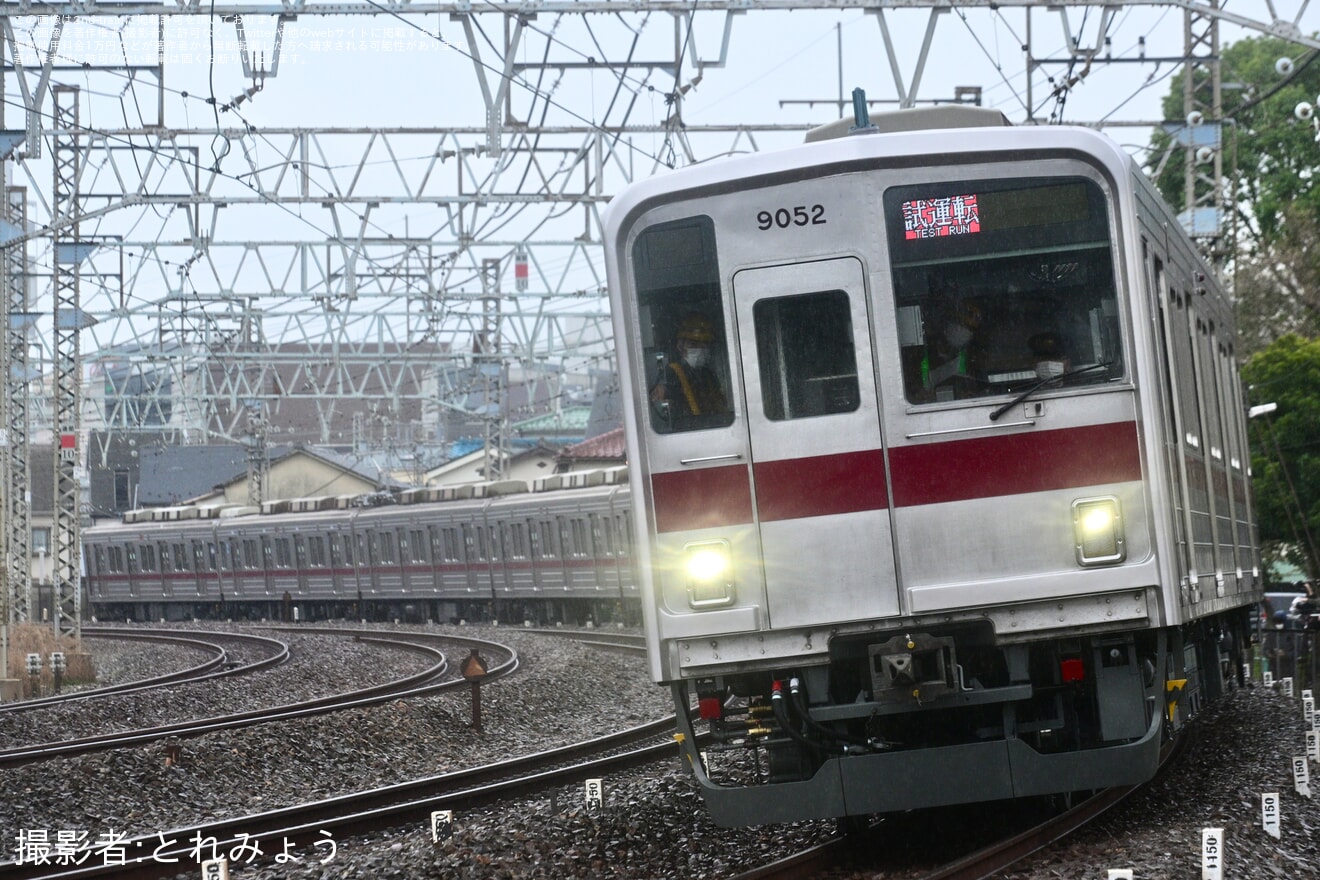 【東武】9050型9152F南栗橋工場出場試運転の拡大写真