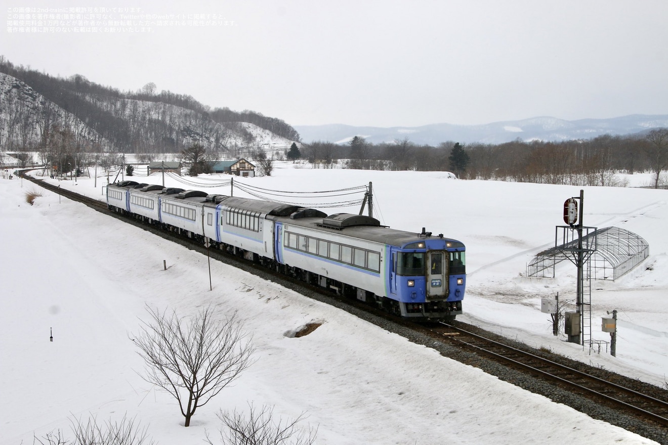 【JR北】キハ183系が定期運行を終了し、「オホーツク」「大雪」での運用を終了の拡大写真