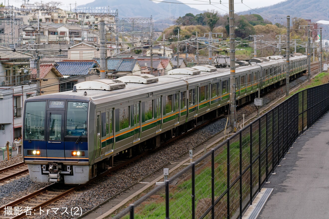【JR西】207系・321系使用のおおさか東線直通快速が運行終了の拡大写真