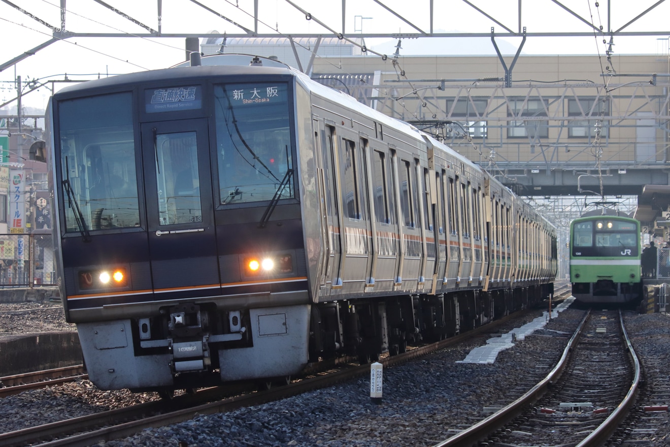 【JR西】207系・321系使用のおおさか東線直通快速が運行終了の拡大写真