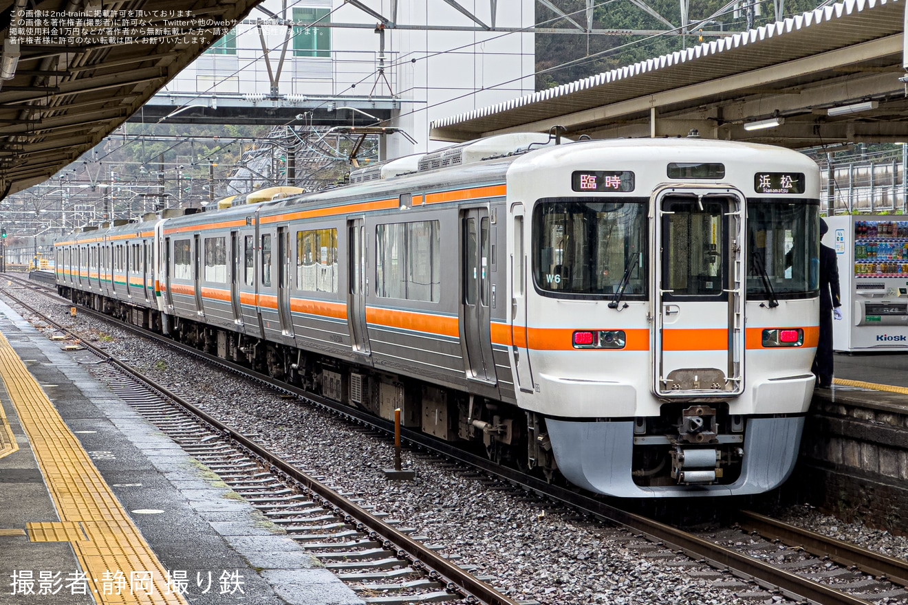 【JR海】211系LL14編成+313系W6編成を使用した臨時列車の拡大写真