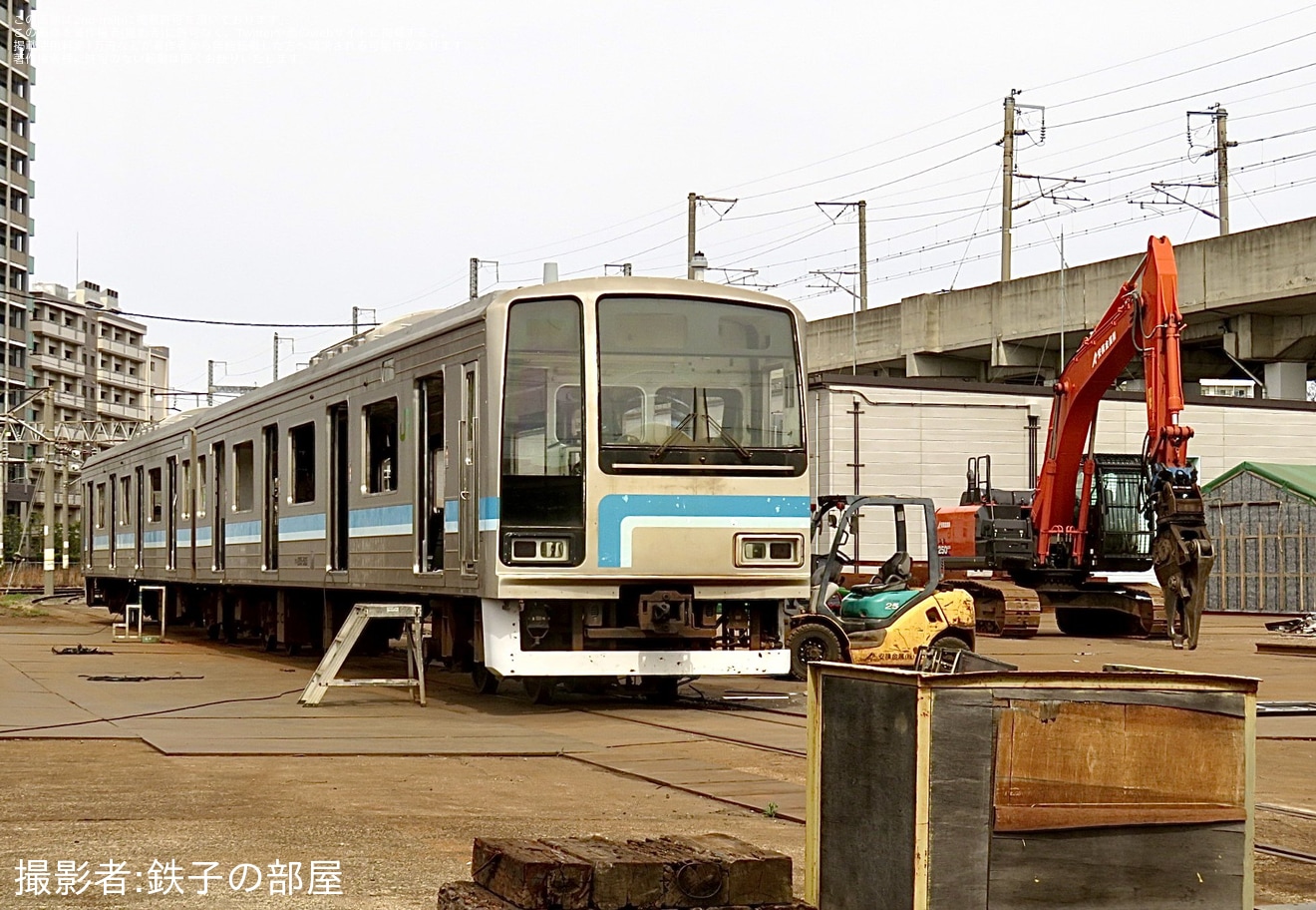 【JR東】205系R5編成が郡山総合車両センターの解体線への拡大写真